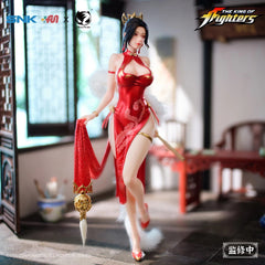 BearPanda×SNK 1/6 Mai Shiranui Red Cheongsam The King Of Fighters Statue Figure BEARPANDA - KOEEK