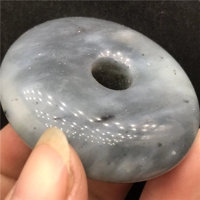 Natural Old Xiuyu Jade Hand-Carved Feng Shui Pendant Antique Jade Figurine 07FC0E-D4 - KOEEK