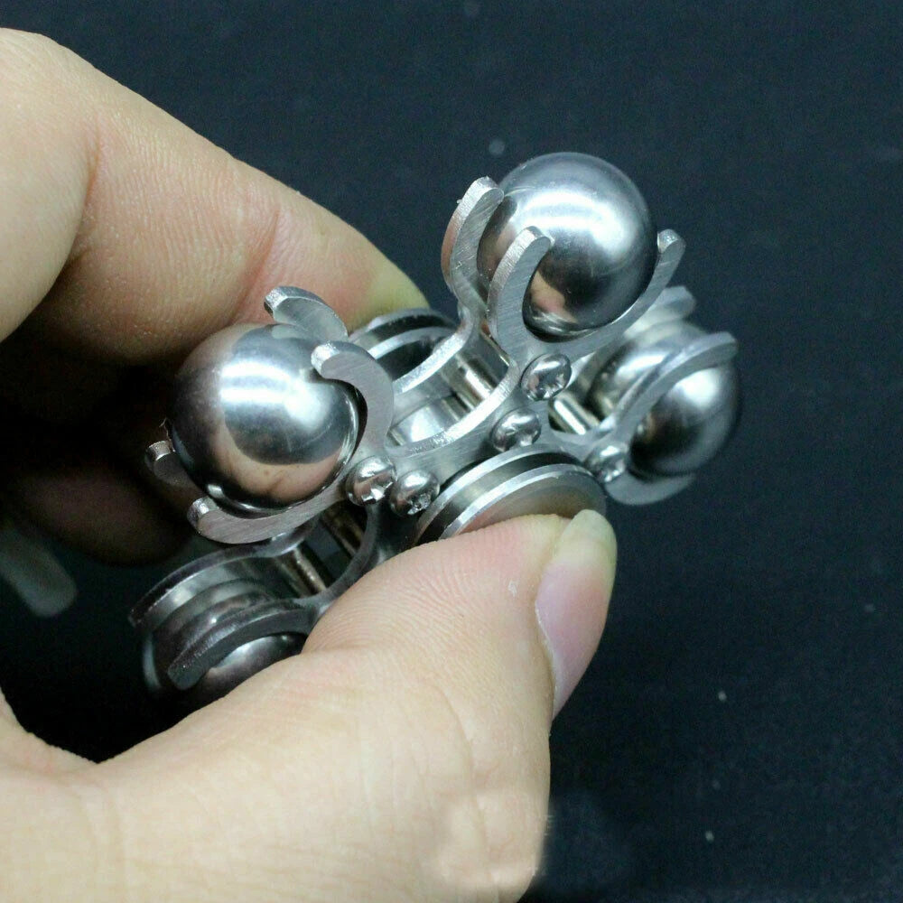 Stainless Steel Ferris Wheel Gyroscope Hand Spinner Fidget Decompression EDC Toy 07FC0E-D4 - KOEEK