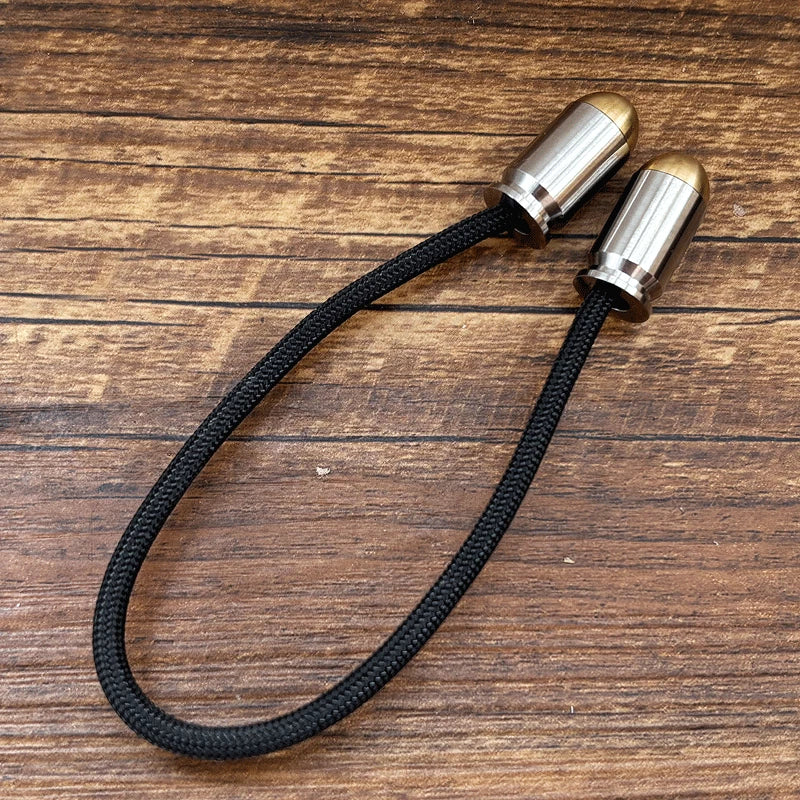 Titanium Begleri Fidget Toy Finger EDC Skill Exercise Paracord Stress Worry Bead 07FC0E-D4 - KOEEK