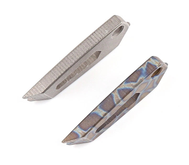 Mini Titanium Alloy Pry Bar Crowbar EDC Multi Tools Wrench Screwdriver Keychain 07FC0E-D4 - KOEEK