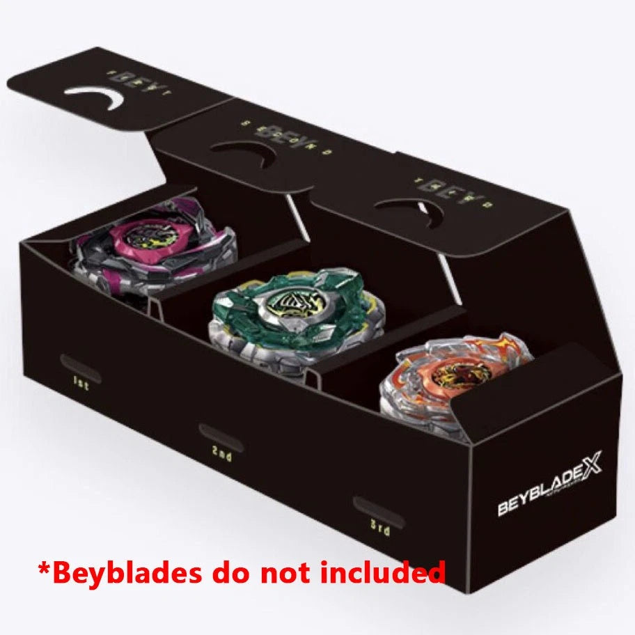 TAKARA TOMY 3on3 Deck Case Black Burst Beyblade X Accessory Set BX-57 Official TAKARA - KOEEK