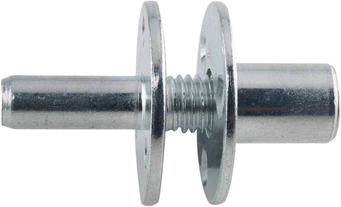 new 2 Sets Metal M12 Bed Post Connector Screw-in T-Nut Bedpost Silver 07FC0E-D4 - KOEEK