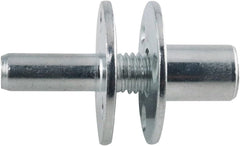 new 2 Sets Metal M12 Bed Post Connector Screw-in T-Nut Bedpost Silver 07FC0E-D4 - KOEEK