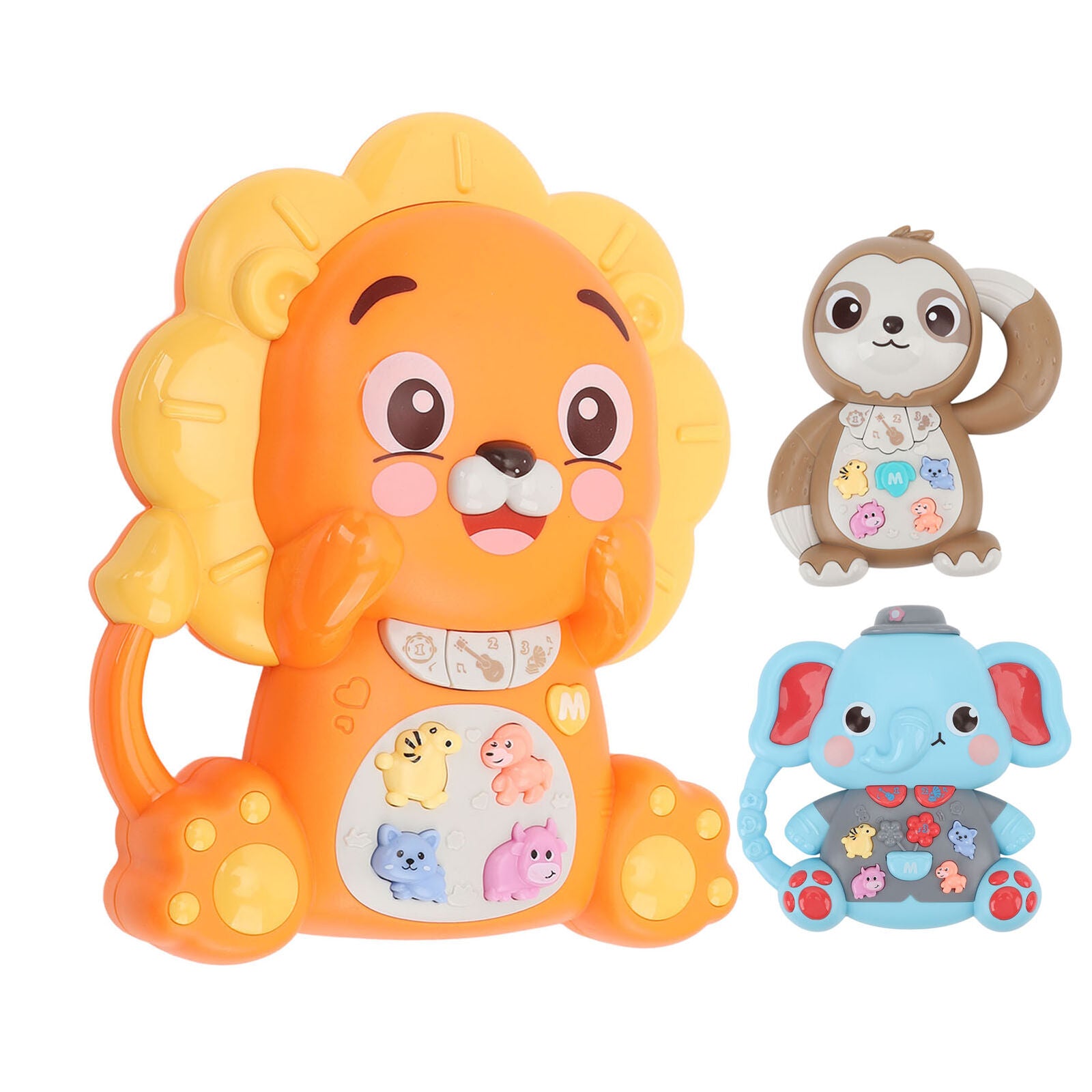 new Educational Animal Light Up Musical Toy for Children Parent Child Interaction koeek - KOEEK