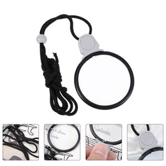 new 2Pcs Handheld 10x Magnifier Necklace Magnifiers Magnifying Monocle Necklace koeek - KOEEK