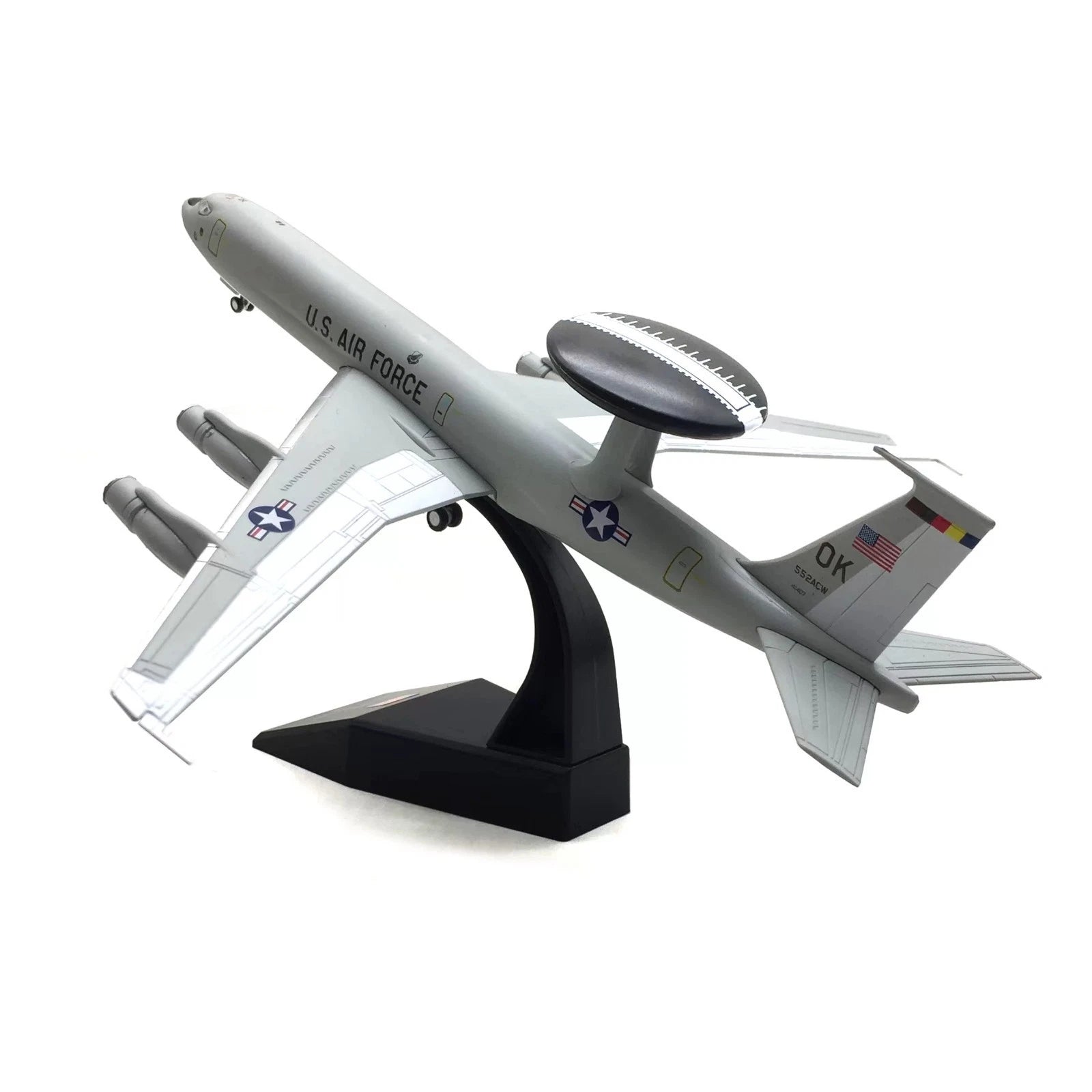 1:200 Alloy Diecast Military Model Boeing E-3 Sentry AWACS Aircraft Collection 07FC0E-D4 - KOEEK