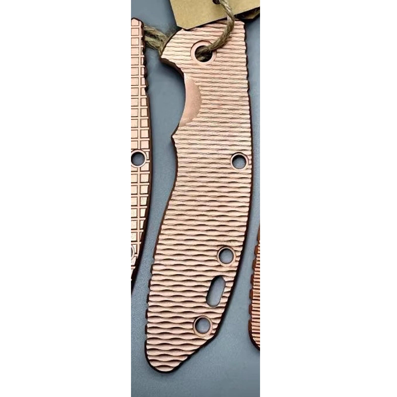 1 Pc Red Copper Handle Scale for Rick Hinderer XM18 3.5”Reduced Weight Version 07FC0E-D4 - KOEEK