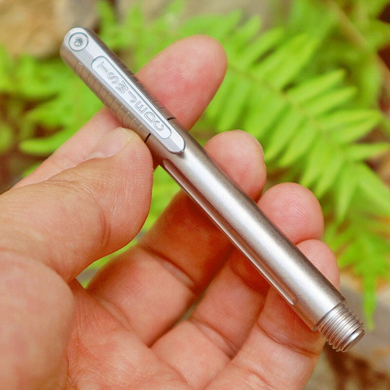 EDC Titanium Pocket Signature Pen Ballpoint Pen Outdoor Portable Travel Tools 07FC0E-D4 - KOEEK