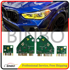 For BMW X5 X5M X6 X6M 2019-2022 CSL Yellow Daytime Running Light LED boards 07FC0E-D4 - KOEEK