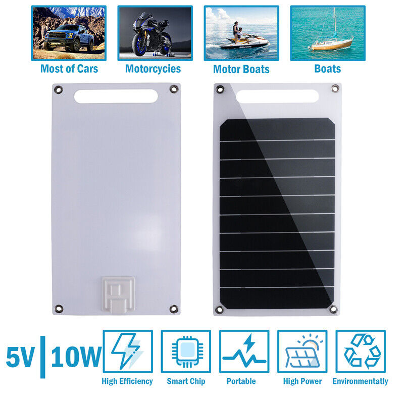 ny Solar Panel Portable PV Power Bank Outdoor Camping Vandring USB Telefonlader