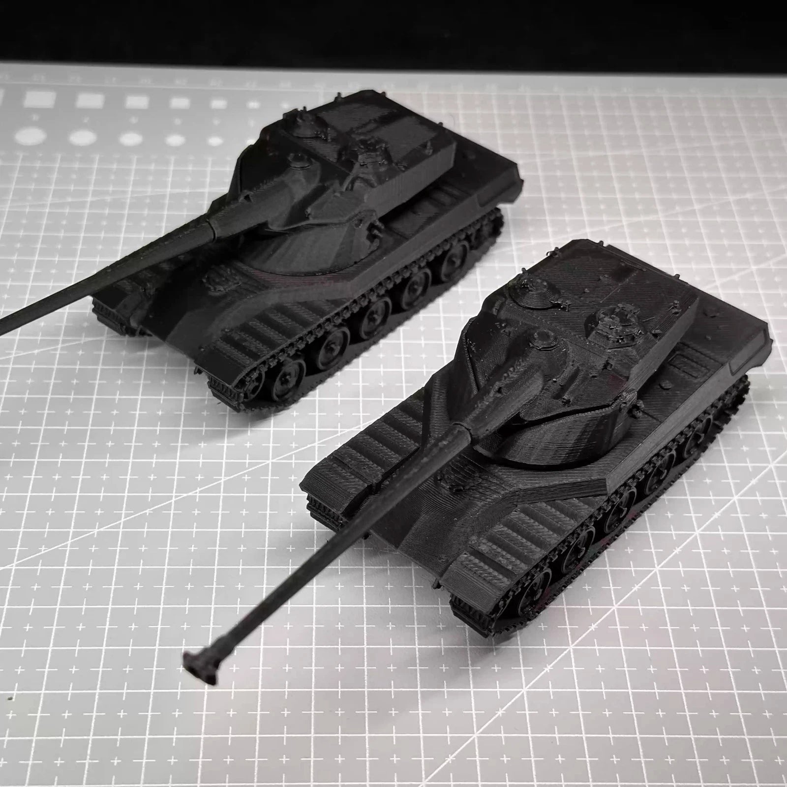1/72 Scale French AMX50 Heavy Tank 3D Printed Military Model Kit 07FC0E-D4 - KOEEK