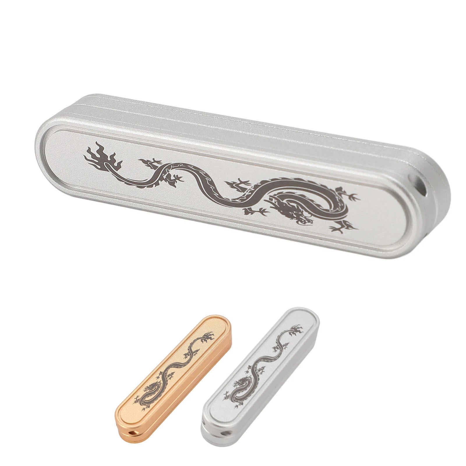 Metal Push Slider Fingertip Push Card Mechanical Fingertip Slider EDC Toys Gifts 07FC0E-D4 - KOEEK