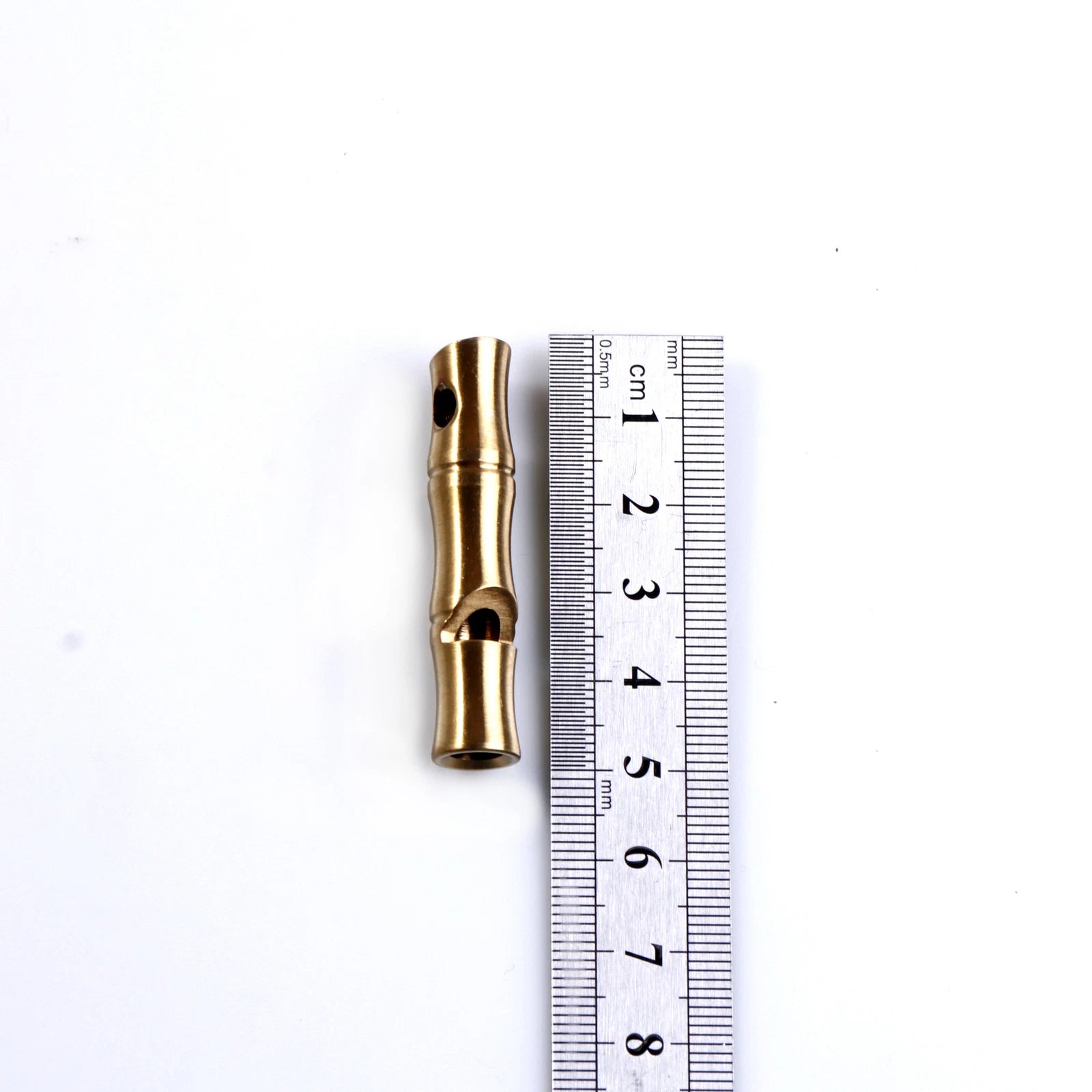 EDCHandmade Brass Keychain Whistle Outdoor Survival Whistle High Decibel Whistle 07FC0E-D4 - KOEEK