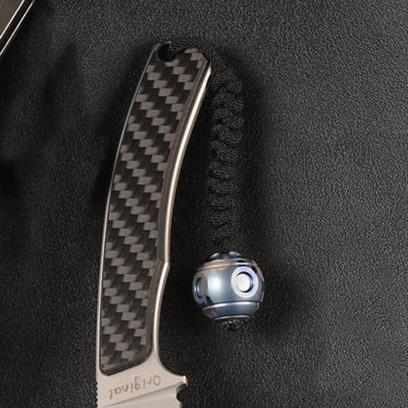 Titanium Spinning Top Toy EDC Knife Lanyard Bead DIY Necklace Bracelet Pendant 07FC0E-D4 - KOEEK