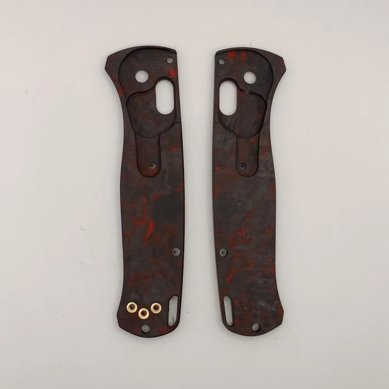 1 Pair Custom Made 3K Carbon Fiber Handle Scales For Benchmade Bugout 535 Knives 07FC0E-D4 - KOEEK
