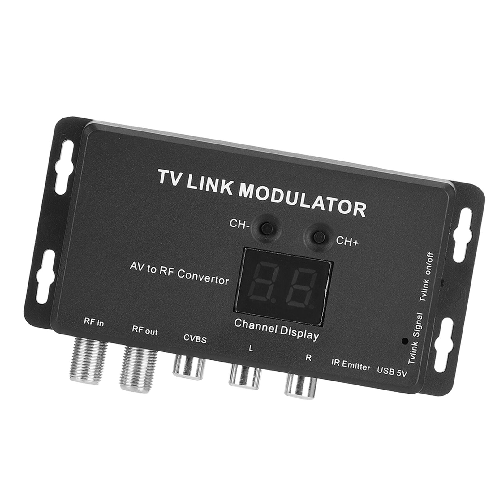 new TV Link Modulator UHF Modulator AV To RF Converter With Channel Display USB koeek - KOEEK