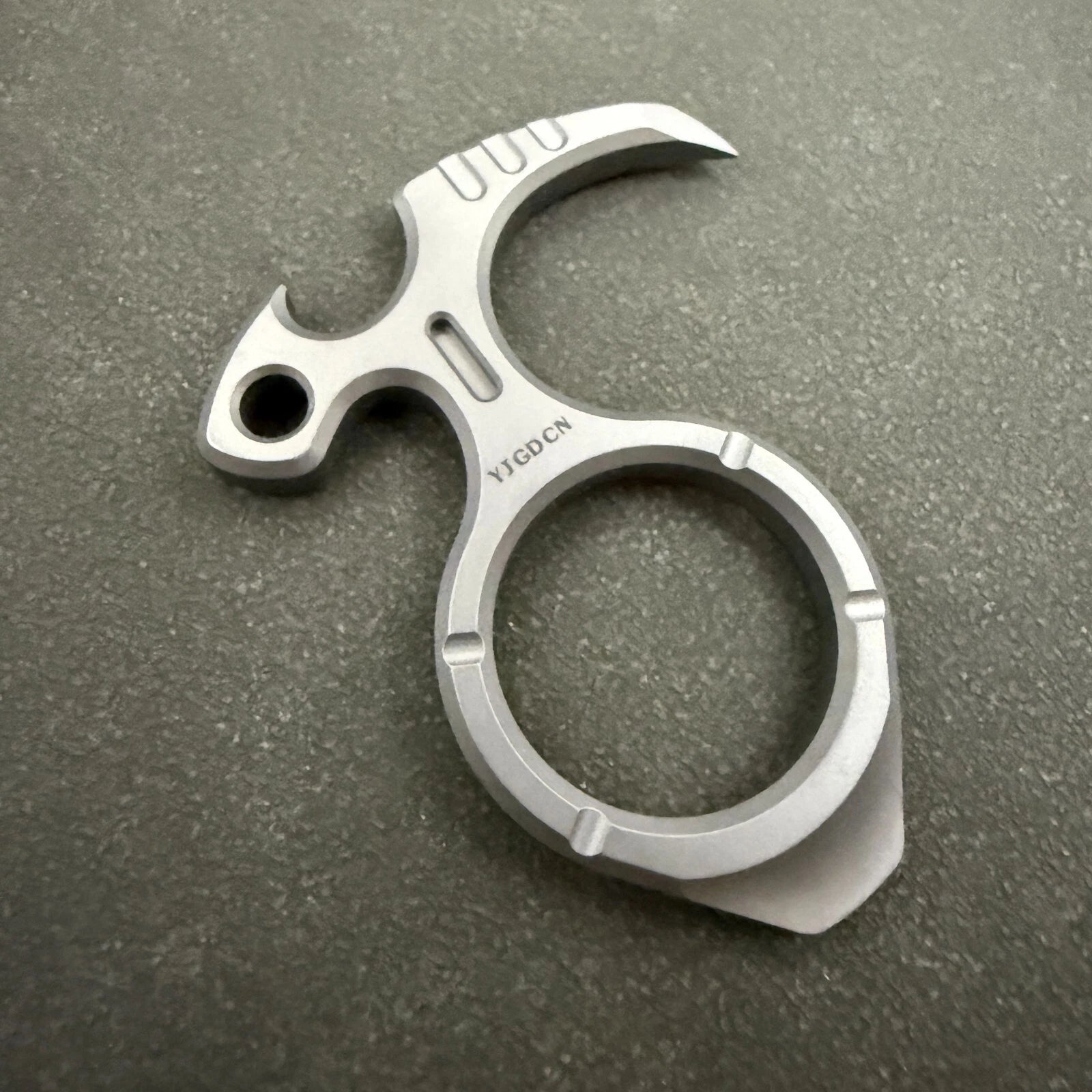 RIHE Design TC4 TITANIUM PRY Bar TOOL sickle EDC Bottle opener 07FC0E-D4 - KOEEK