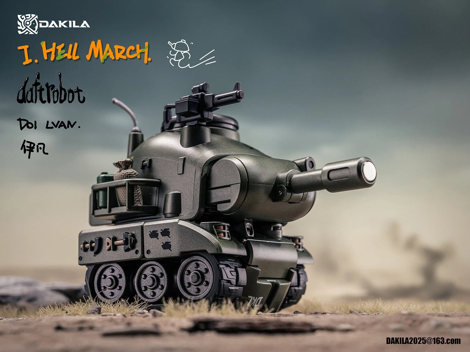 In Stock DAKILA DAFTBOTS D01 LVAN Ivan Robot Collectible Action Figure Model DAKILA - KOEEK