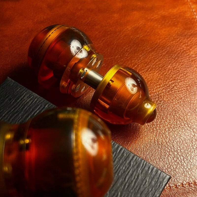 EDC Magnetic Gourd Fidget Slider Stress Relief Toy Fidget Clicker Spinner Gift 07FC0E-D4 - KOEEK