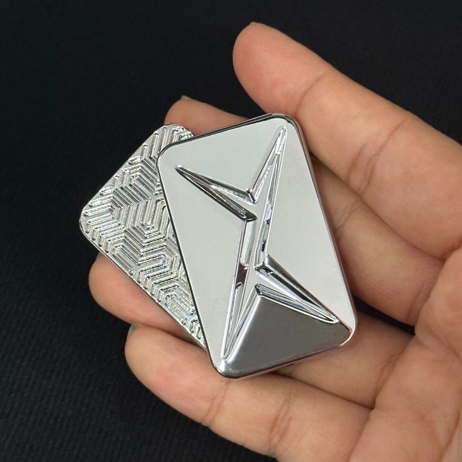 Trackless Fidget Slider Metal EDC Push Card Stress Relief ADHD Office Toys Gifts 07FC0E-D4 - KOEEK