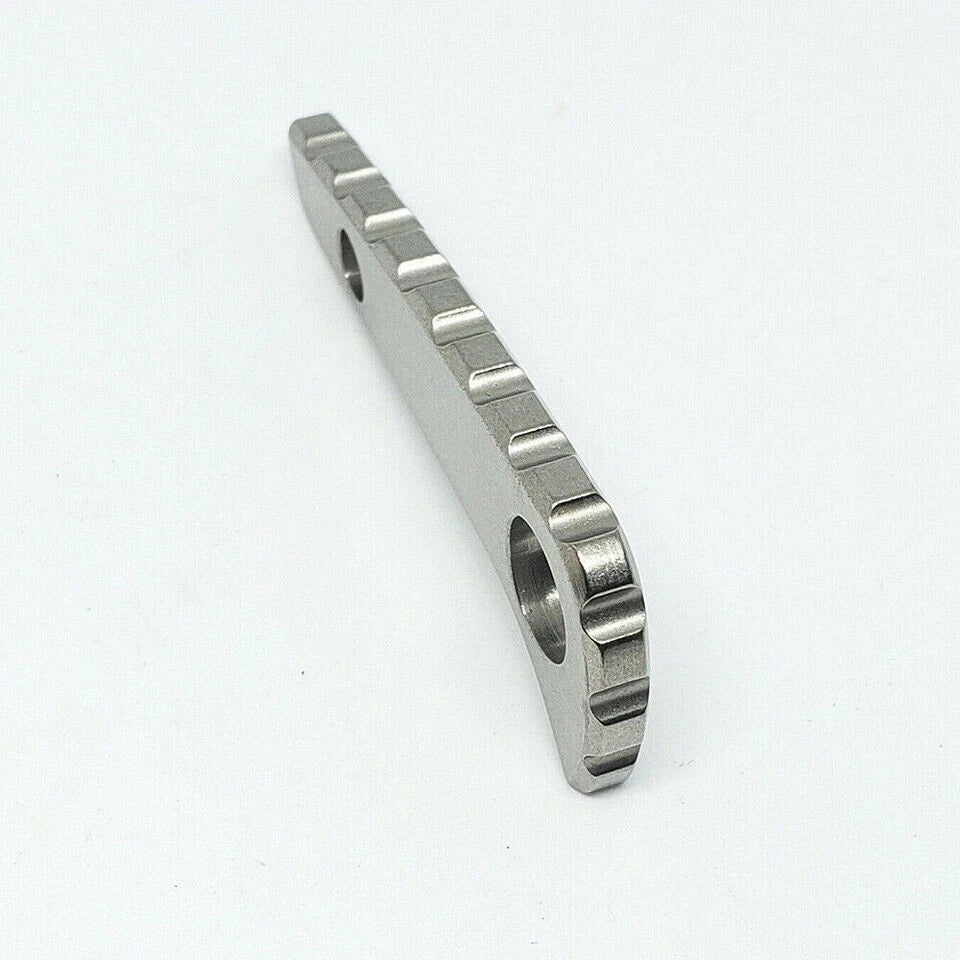 EDC1PC Silver Anodized Titanium Back Spacer for Spyderco Paramilitary 2 Para2C81 07FC0E-D4 - KOEEK