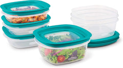 Food Storage Set with Push-On Leak-Proof Lids, Meal Prep Containers, 12-Pack 07FC0E-D4 - KOEEK
