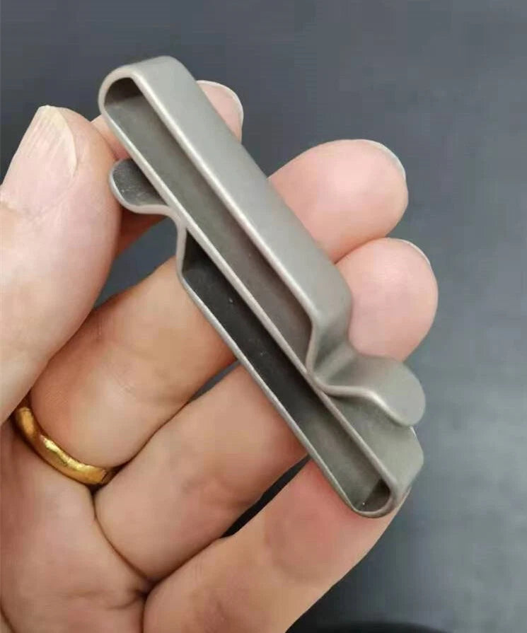 Titanium Alloy Quick Buckle Detach Belt Waist Hanging Keychain Key EDC Tools 07FC0E-D4 - KOEEK