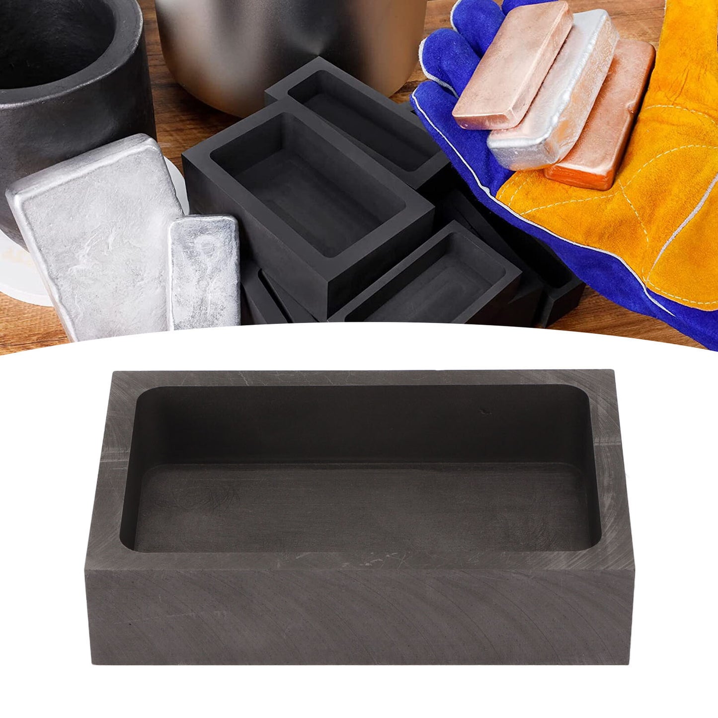 new Graphite Ingot Mold Heat Stability Melting Casting Mould Crucible For Metal HO koeek - KOEEK