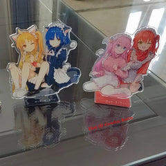 Anime BOCCHI THE ROCK! Yamada Ryo & Ijichi Nijika Maid Desktop Stand Decor 07FC0E-D4 - KOEEK