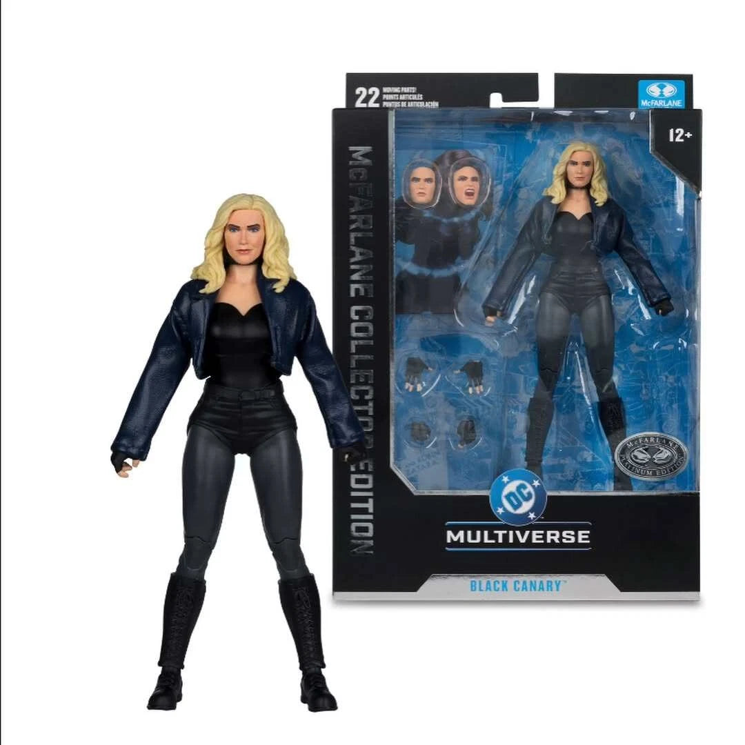 IN Stock McFarlane Black Canary Platinum Collector DC Action Figure 07FC0E-D4 - KOEEK