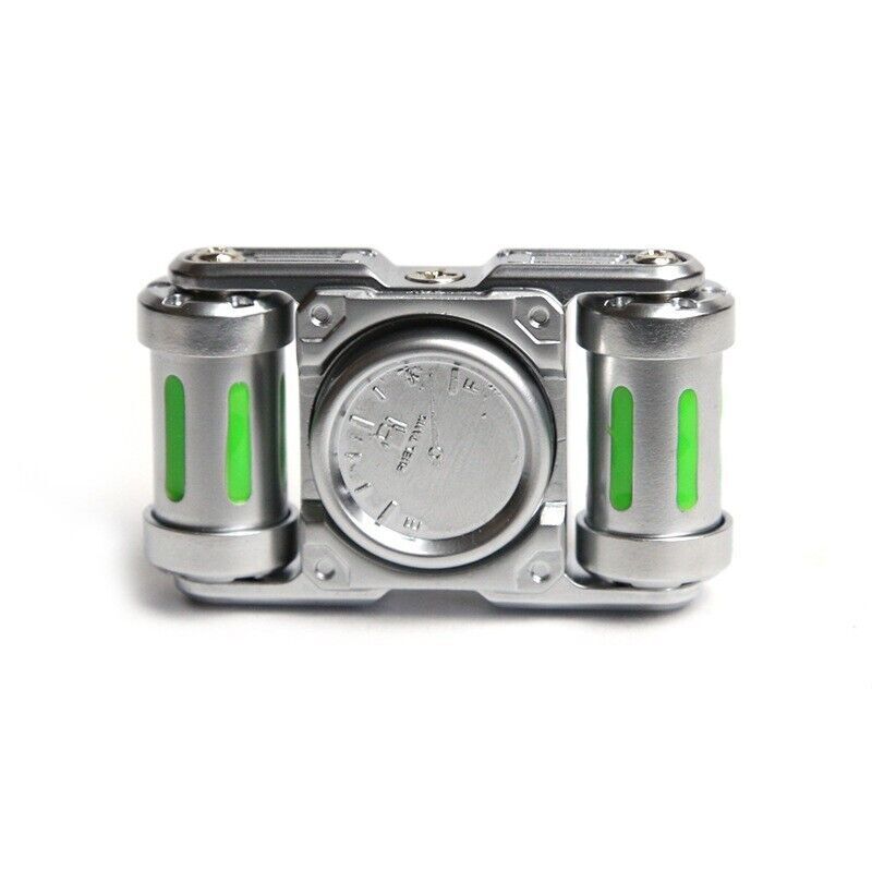 Luminous Punk Fidget EDC Toy Metal Fidget Spinner Stress Relief toy Cool Gadget 07FC0E-D4 - KOEEK