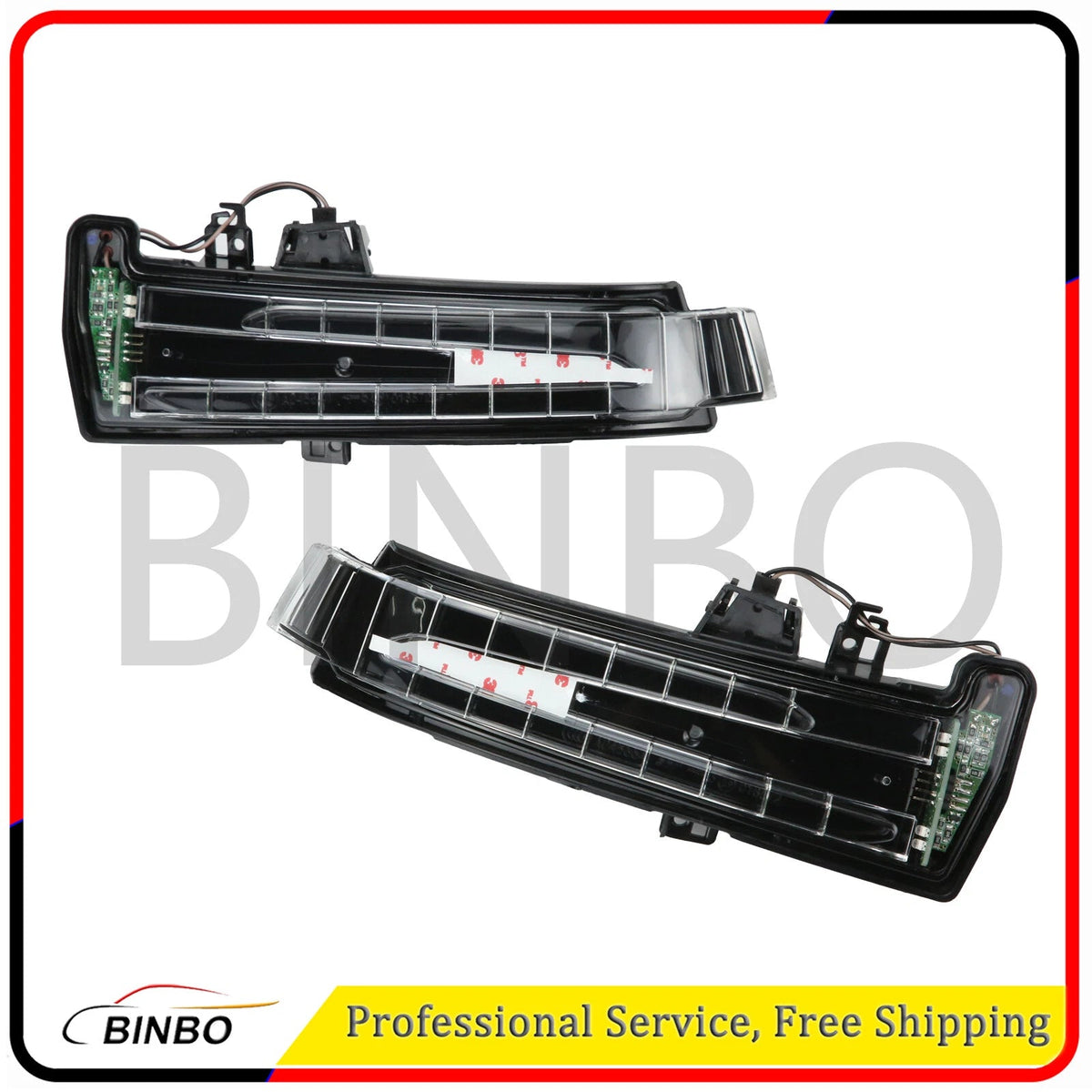Pair Left & Right indicator Lens on the Mirror For Benz W212 W204 W221 W176 W246 07FC0E-D4 - KOEEK