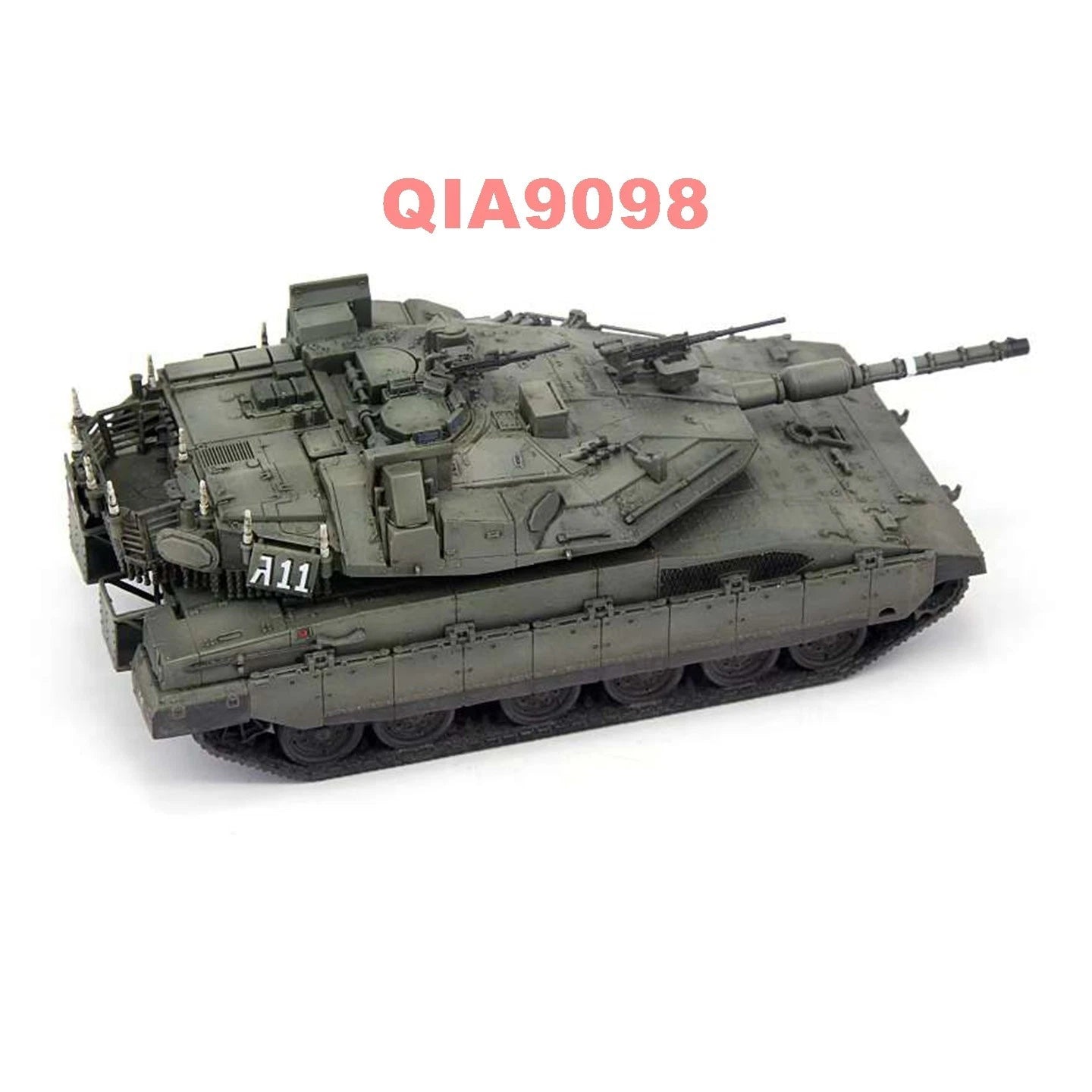 1:72 Scale Israeli Merkava 4M Main Battle Tank Painted Plastic Model 07FC0E-D4 - KOEEK
