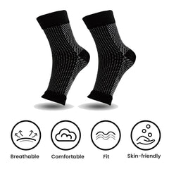 new Plantar Fasciitis Socks Foot Arch Support Pain Ankle Relief Pair Compression koeek - KOEEK