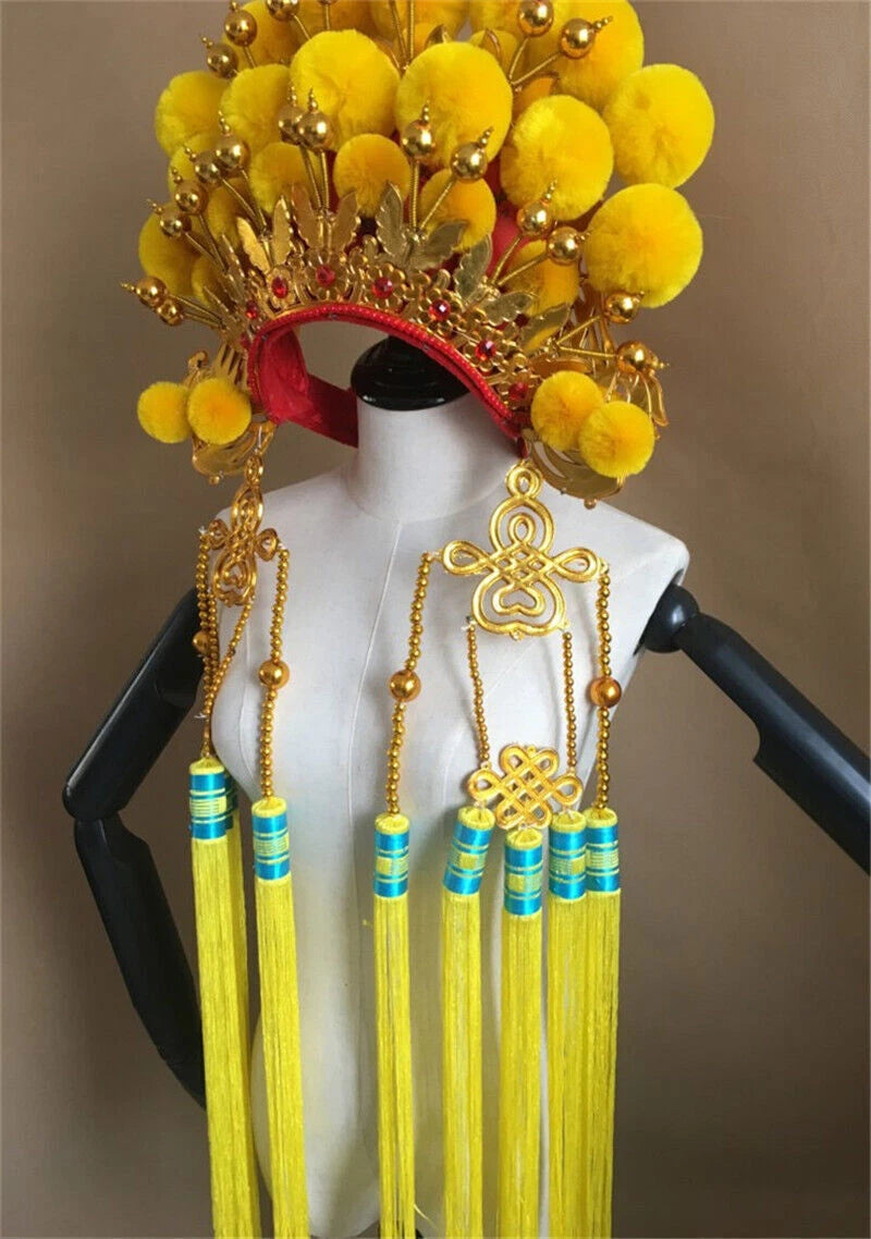 Chinese Drama Peking Opera Crown Cosplay Headdress Fancy Dress Phoenix Coronet 07FC0E-D4 - KOEEK