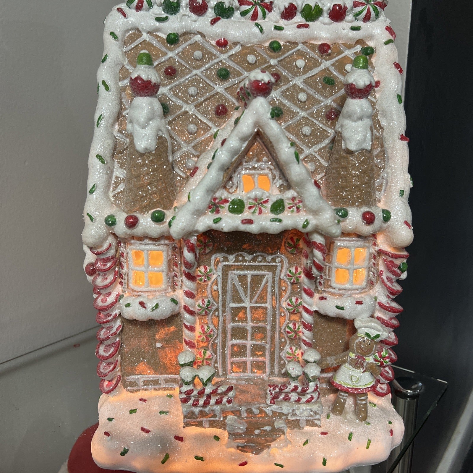 Cracker Barrel 13” Gingerbread House Accent Light Christmas W/Box CRACKER BARREL - KOEEK