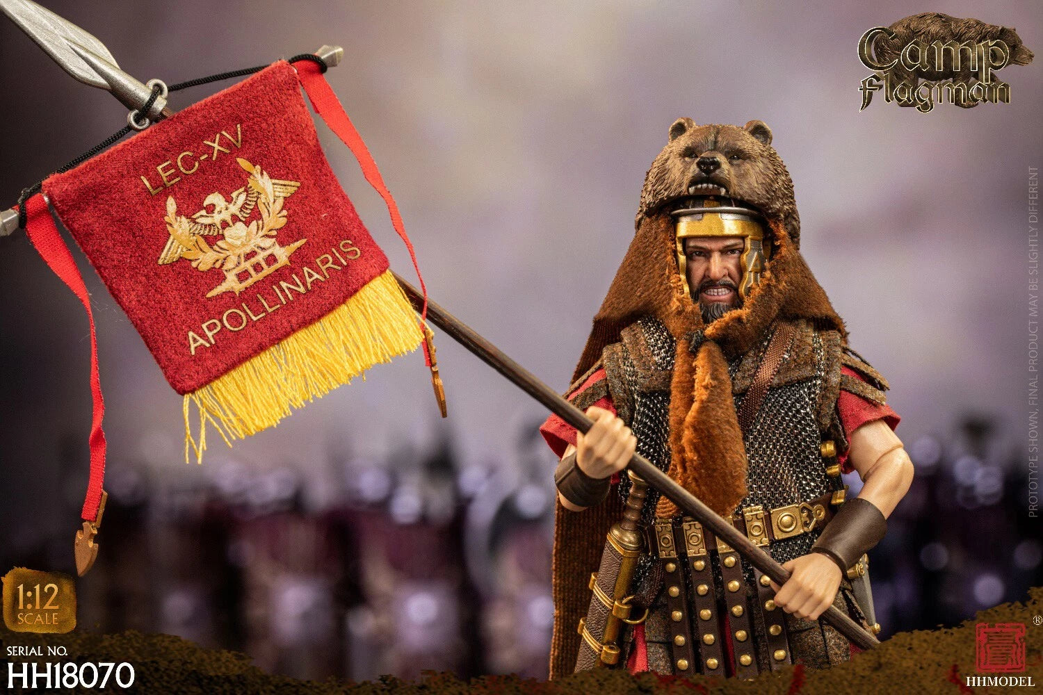 HHMODEL HH18070 Imperial Legion Roman Camp Flagman 1/12 Action Figure IN STOCK 07FC0E-D4 - KOEEK