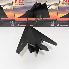 1/72 F117 Nighthawk Stealth Attack Aircraft Fighter Diecast Model Toy IN Box 07FC0E-D4 - KOEEK