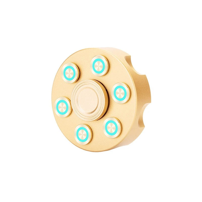 Revolver Clip Luminous Fidget Spinner EDC Metal Hand Spinner Adult Fidget Toys 07FC0E-D4 - KOEEK