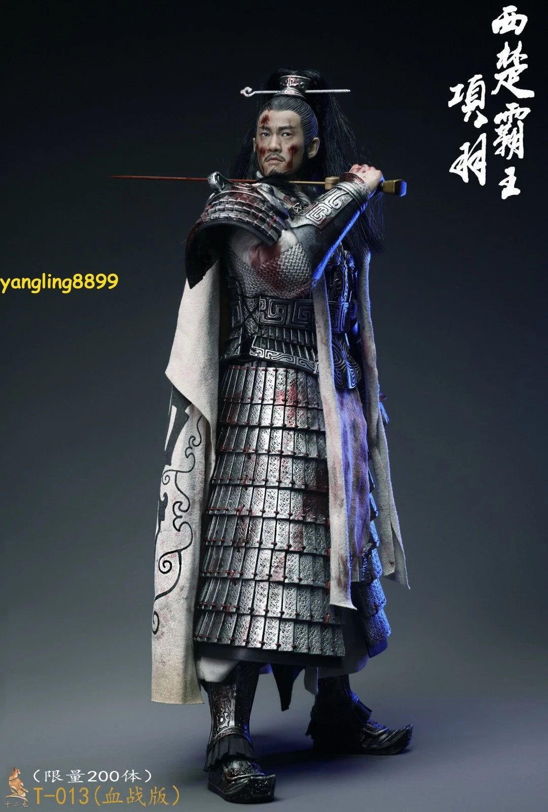 ShiErDian 1/6 XiangYu Action Figure Model Bloody Battle Ver. Collect Pre order SHIERDIAN - KOEEK