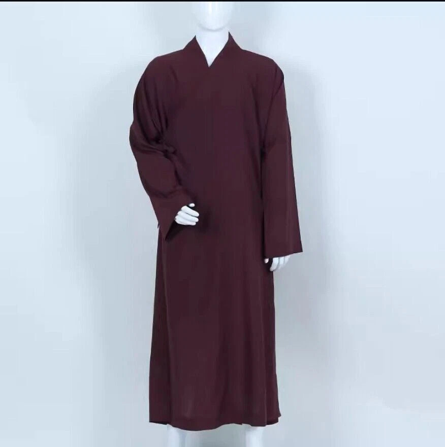 Shaolin Monk Clergy Robe Uniform Buddhist Meditation Kung fu Tai chi Suit Summer 07FC0E-D4 - KOEEK