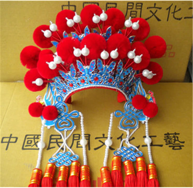 Chinese Drama Peking Opera Crown Cosplay Headdress Fancy Dress Phoenix Coronet 07FC0E-D4 - KOEEK