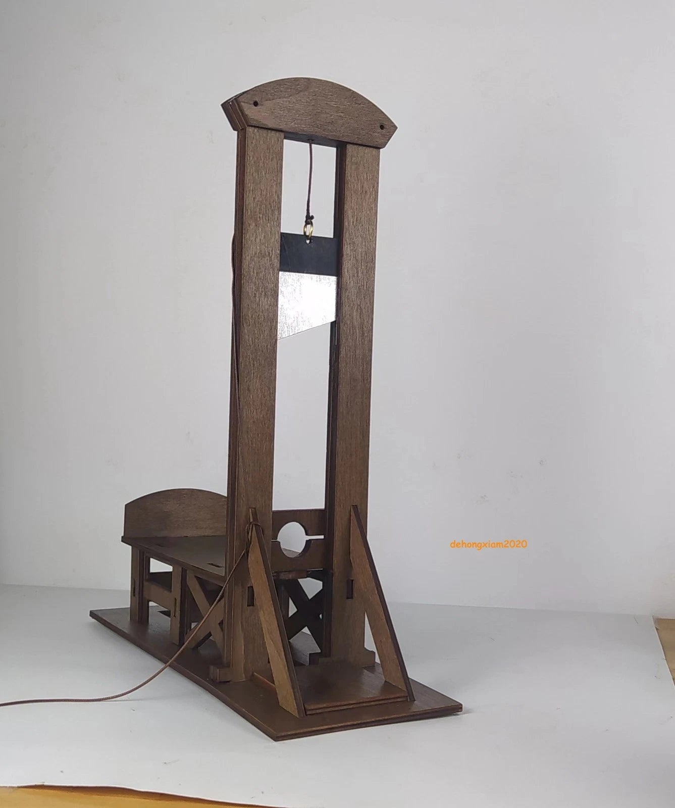 1/12 Wood French Guillotine Gallows Model Scene For 6" Action Figure Accessories 07FC0E-D4 - KOEEK