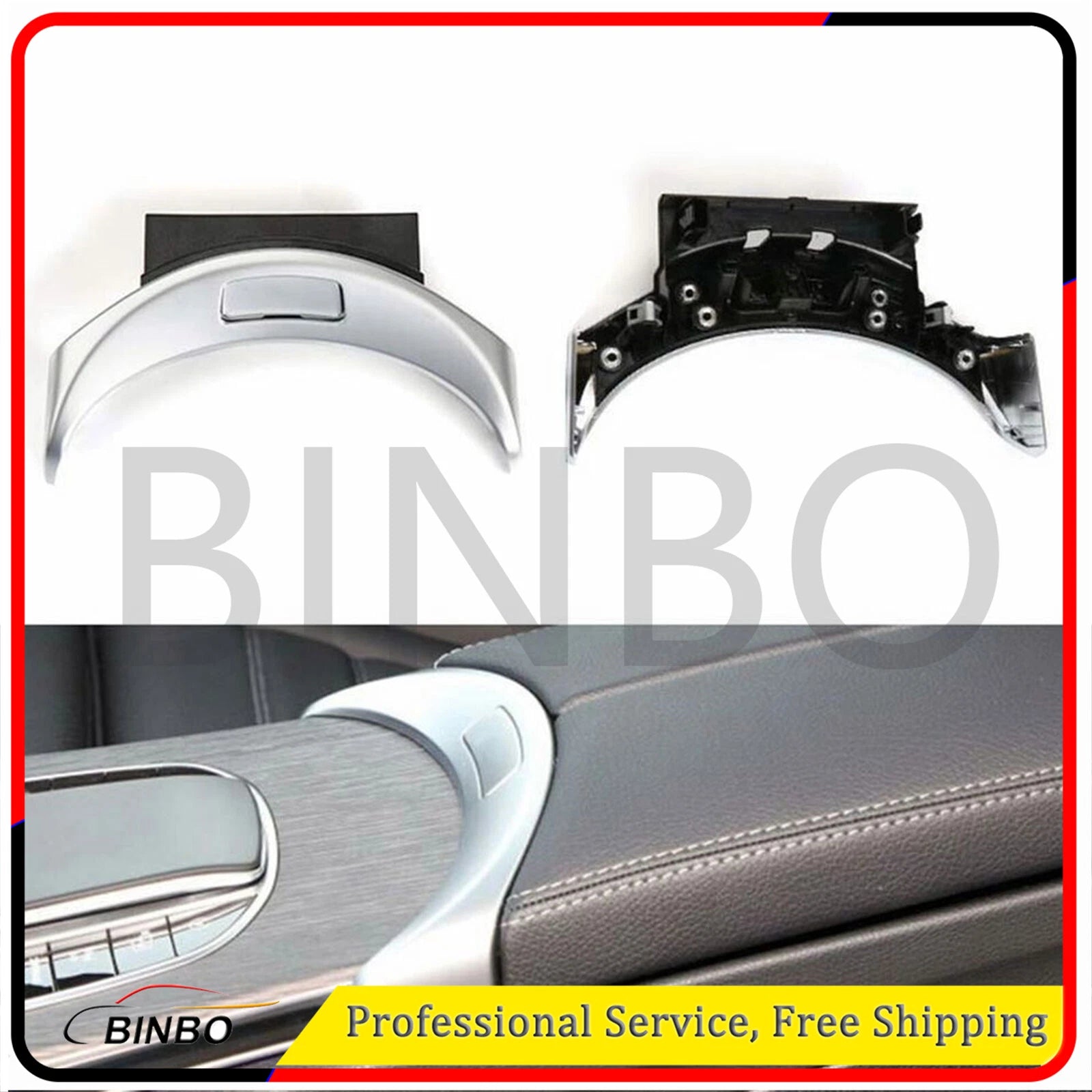 Front Console Cover 2056803407 For 2015-2019 Mercedes-Benz C GLC C300 GLC300 07FC0E-D4 - KOEEK