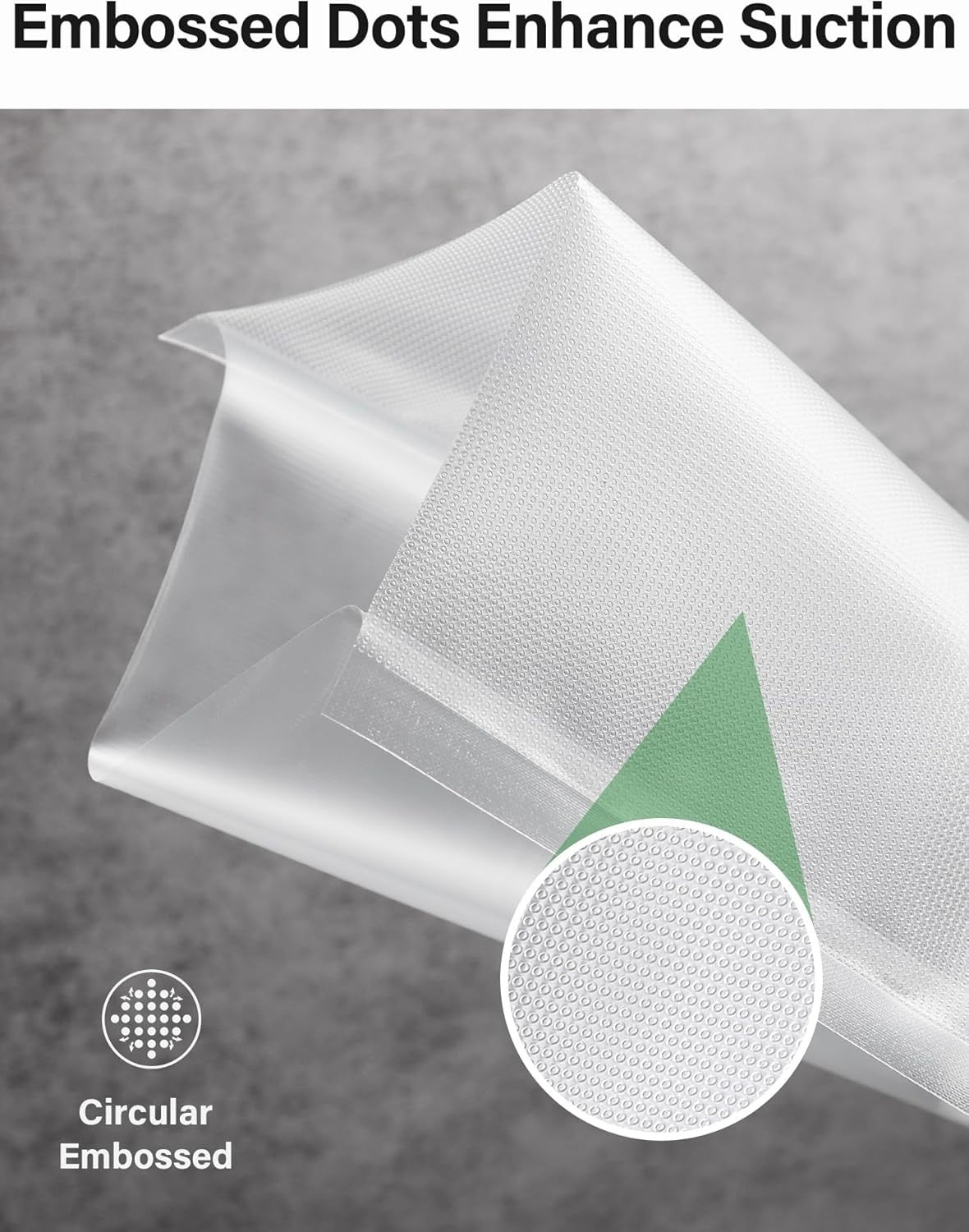new Kootek 11" x 150' Vacuum Sealer Bags Roll for Food with 11" x 150'