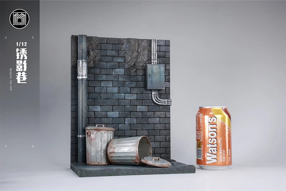MMMToys 1/12 Scale M2509 Beneath The Pipe Diorama  Model Base Background Collect 07FC0E-D4 - KOEEK