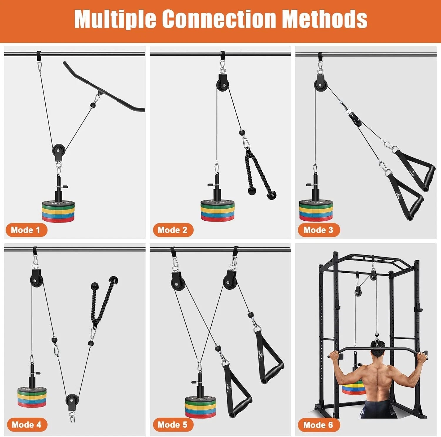 Home Gym Pulley System, Triceps Exercise Pulley System 07FC0E-D4 - KOEEK