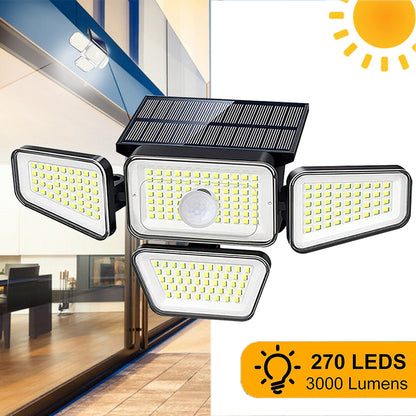 new Luz LED Solar Con Sensor De Movimiento Jardin Patio Lampara Luces Para Exterior