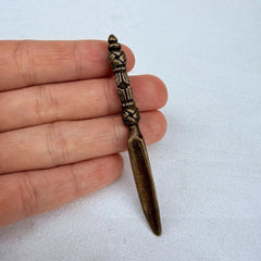 2.5"Tibetan Copper Diamond Pendant Accessory Buddhism Blessing Amulet Collection 07FC0E-D4 - KOEEK